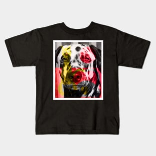 dalmatian dog face Kids T-Shirt